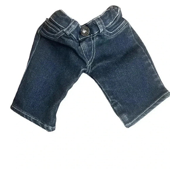 Build-A-Bear Workshop Clothes Bundle Denim Jeans and Bearland Boots - Picture 2 of 10